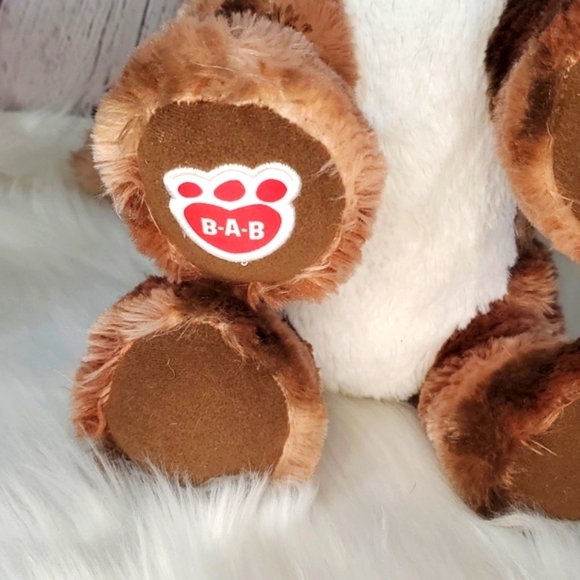 B-A-B Build-a-Bear Brown Tabby Realistic Pet House Cat Red Collar Unique No Tags - Picture 10 of 13